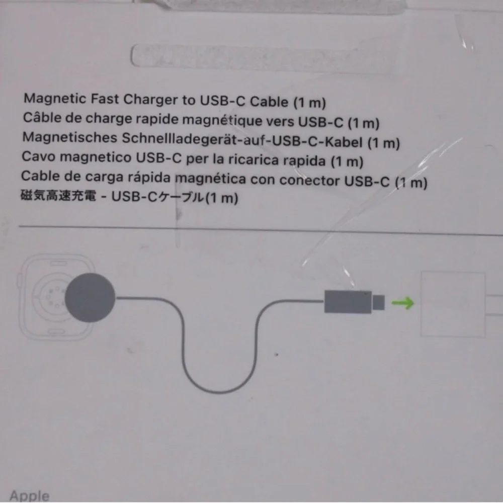 Apple Watch Magnetic C Charging Cable New